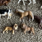 Assorted Lot Of 25 Schleich Animal Figures  Horses And More