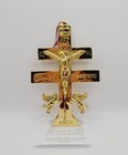 Cruz De Caravaca De Bronce 5  Para Su Proteccion Instrucciones Incluidas  