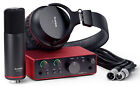 Focusrite Scarlett Solo Studio 4th Gen Recording Interface mic boom pop Filter