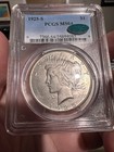 1925-s  1 Peace Dollar Pcgs Ms 64 Cac Super Nice Example  72k In Next Grade