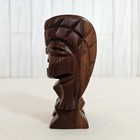 Hand Carved Tiki Milo Wood Hawaiian God Protector Of The Home Vintage 4  Wooden