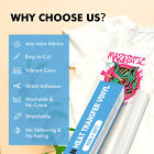 A-sub Sublimation Htv For Dark Fabrics T-shirt 12  X 10ft-30ft Matte White Vinyl