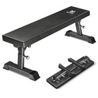 Flat Weight Bench - Heavy Duty Foldable Workout Bench For Home Gym  1300lb 