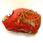 Wilson Staff Dual Infielder Baseball Glove 11 Rht Pro Stock Leather Orange Rare