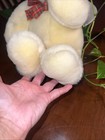 Vtg Eden Bear Cream Ivory Bow 14  Plush Stuffed Animal Nwot