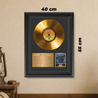 Gold Plated Bon Jovi Vinyl Record Framed Display Music Memorabilia Gift