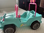 Teal 1990s Mattel Barbie Jeep