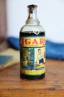 Antique Butcher Meat Syrup Cure Glass Apothecary Bottle Dallas Tx Vintage Jug