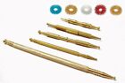 Sujok Probe Acupressure Brass Metal Diagnostic Roller Jimmys Set Rings
