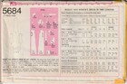 1970s Vintage Sewing Pattern  Simplicity 5684 Size 16 Misses And Women s Dress