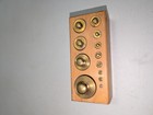 Vintage Brass Scale Weights Grams In Box