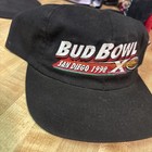 1998 Bud Bowl Hat Snapback Cap Super Bowl San Diego Budweiser Beer Bud Light Vtg
