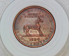 1834 Hard Times Token Jackass Void Of Pomp The Constitution
