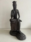 Japanese Vintage Large Buddha Statue   H 54  cm 