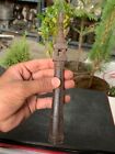 Antique Collectible Indo Persian Hand Carved Iron Mughal Spear End Lance Dagger
