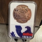 1 Oz  999 Fine Copper Walking Liberty Round In Slab - From Legacy Of Liberty Set