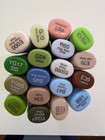 Copic Sketch Marker Lot Of 18 Tested Dual Tip Alcohol Markers