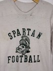 Vintage T Shirt Jersey 70s Michigan State Spartan Distressed College Football