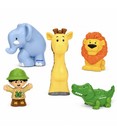 Fisher-price Little People Go Wild 5-figure Pack Explorer   Animals Age 1 