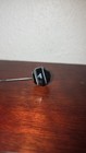 Vintage Antique Victorian Banded Agate Onyx Faceted Sphere Hat Pin 5 Inch