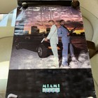 Miami Vice Poster 1984 Original Don Johnson Tubbs Crockett 21x32 Usa Licensed