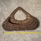 Vintage Rustic Woven Willow   Twig   Branch  Wall  Basket Pocket