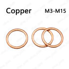 99 9  Pure Copper Ring Seals And Gaskets Din7603 M3 M4 M5 M6 M7 M8 M9 M10-m15