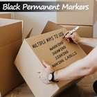 30 Pack Black Permanent Markers  Bulk Fine Point Waterproof Markers Pens  Dur   