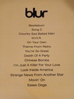 Blur Guitar Tab   Guitar Tablature   Blur Guitar Songbook