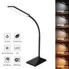 Led Desk Lamp Home Table Lamp 7 Levels Adjustable Night Light Reading Lamp Black