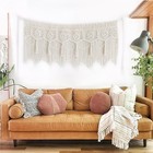 Macrame Wall Hanging Boho Woven Tapestry Valance Window Kitchen Macrame Curta   