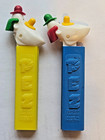 Vintage Pez Clown With Chin  long Face  Lot  2  No Feet  Austria Us Pat 3 4 Rare