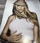 Britney Spears Lot Of Seven  new Curious Perfume 5 Stickers   Rare 2003 Poster 