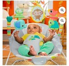 Bright Starts Vibrating Infant Baby Bouncer With Toy Bar  Playful Paradise New