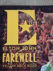 Elton John Farewell Yellow Brick Road 2022 Usa Tour Poster Rare Original 18   x24   
