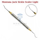 10x Periodontal Montana Jack Sickle Scaler Light Double Ended Dental Instruments