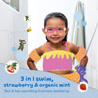   Kids 3 In 1 Swim  Strawberry And Organic Mint  Body Wash  Shampoo And Conditio