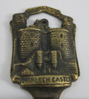 Harlech Castle Wales Vintage Brass Door Knocker W  Three Jenny Jones Women Welch