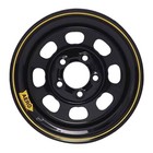 Aero Race Wheels 50-185010 15x8 50 Series Black Roll-formed Race Wheel