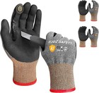 3 Pairs A7 Cut Resistant Work Gloves nitrile Coated Touchscreen Cutting Glove