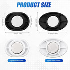 10 Pairs Magnetic Race Bib Holders For Running  Triathlon  Cycling  oval 