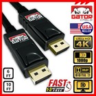 Displayport To Displayport Cable Dp To Dp 4k 60hz Highspeed Uhd Video Audio Data