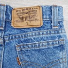 Vintage Little Levi   s Jeans Size 6 Regular Orange Tab Usa Made 441a