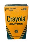 Nos Vtg Crayola Crayons Bulk 3 Dozen Box Red No  836 Binney   Smith 70s 1970s