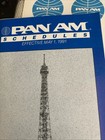 Pan Am Timetable Schedule Package See Pics For Details  255