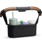 Universal Silicone Stroller Organizer With Cup Holders Waterproof Caddy