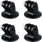 4 Pack Tripod Mount Adapter For Gopro Hero 9 8 7 6 5 4 3 2 Sjcam Xiaoyi Cameras