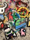 Rave Kandi Bracelet   Perler Bead  random Lot Of 10  Pixel Art Edm Plur Edc