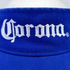 Corona Beer Visor Blue Parrot Embroidered Sun Hat Beach Golf Cap Adjustable 