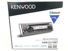 Kenwood Kmr-d378bt Marine Bluetooth Cd Player Iphone Android Alexa Usb Aux Am Fm